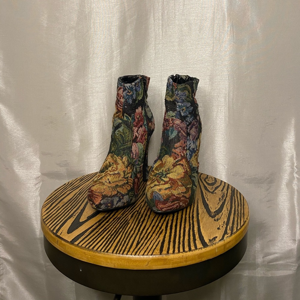 Floral Stiletto Bootie